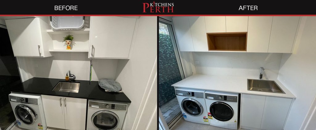 Kitchens Perth Before After Como Laundry